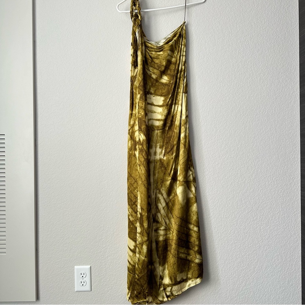 New $119 Zara Asymmetric Khaki Dress Limited Edition 3272/166 XS Small Large XL - Picture 13 of 15